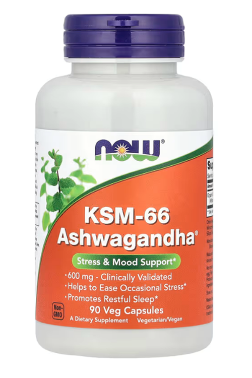 NOW Foods, KSM-66, 600 mg, 90 Veg Capsules.Abd Menşei