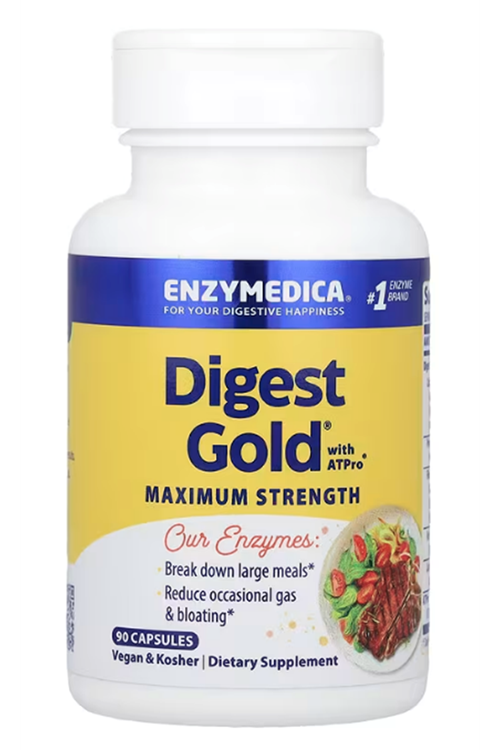 Enzymedica, Digest Gold® with ATPro®, Maximum Strength, 90 Capsules.Abd.