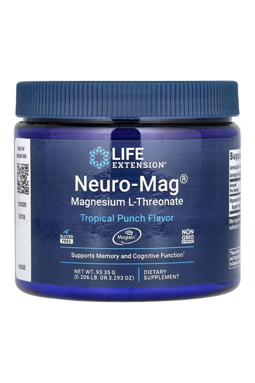 LIFE Nutrıtion Neuro-Mag Magnesium L-Threonate, Tropical Punch  (93.35 g).59