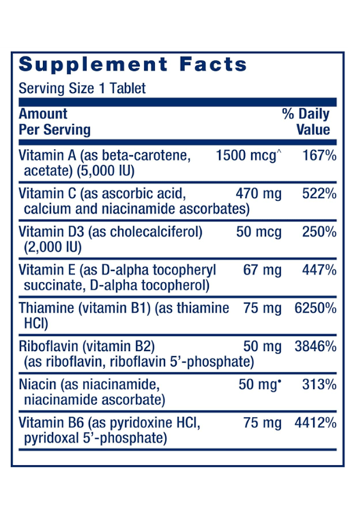 LIFE Nutrıtion One-Per-Day Over 25 Vıta mıns, Minerals  Plant Extracts, Quercetin, 5-MTHF Folate  More – 1-Daily, Non-GMO, Gluten-Free – 60 Tablets