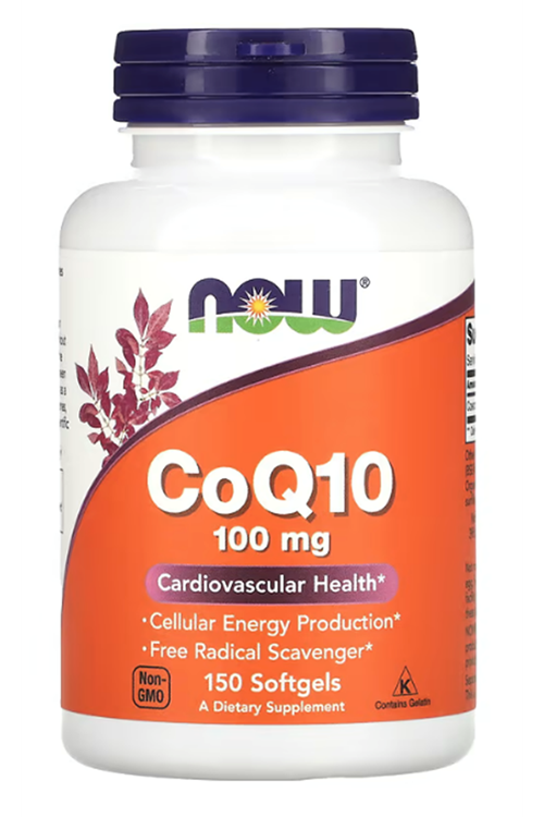 NOW Foods, CoQ10, 100 mg, 150 Softgels.Abd Menşei