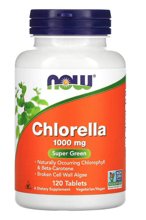 NOW Foods, Chlorella, 1,000 mg, 120 Tablets.Abd Menşei