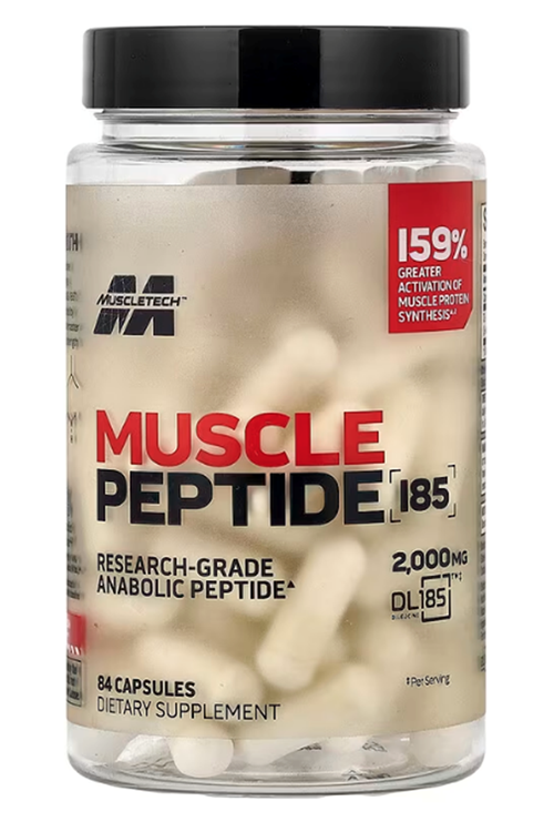 MuscleTech, Peptide 185, 2,000 mg, 84 Capsules.Made ın Usa.Avrupa Üretim Değildir.107.