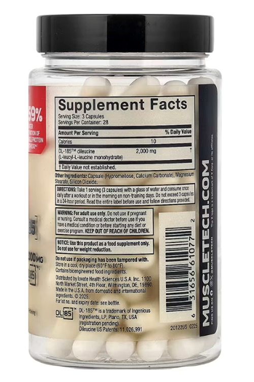 MuscleTech, Peptide 185, 2,000 mg, 84 Capsules.Made ın Usa.Avrupa Üretim Değildir.107.