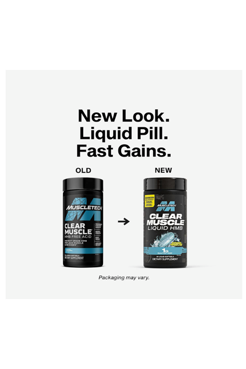 Muscletech, Clear Muscle, HMB Free Acid, 84 Liquid Softgels.Abd Menşei.72.
