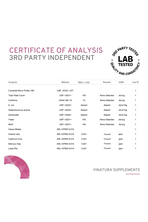VINATURA Lactobacillus Rhamnosus, Reuteri, Gasseri, Plantarum, Crispatus, Acidophilus Probiotics - 38 Billion CFU *USA Made  Women Probiotic 30 Capsul.Abd