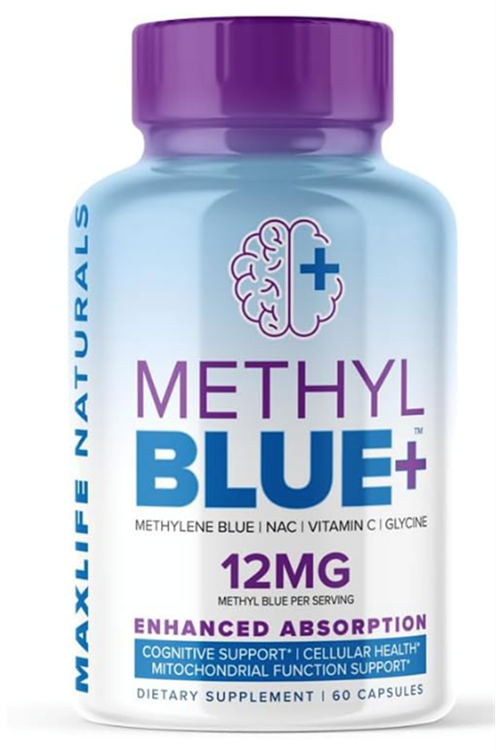 Maxlife Naturals Methylene Blue - 60 Capsul.(Ösg Özel Sporcu Gıdaları)