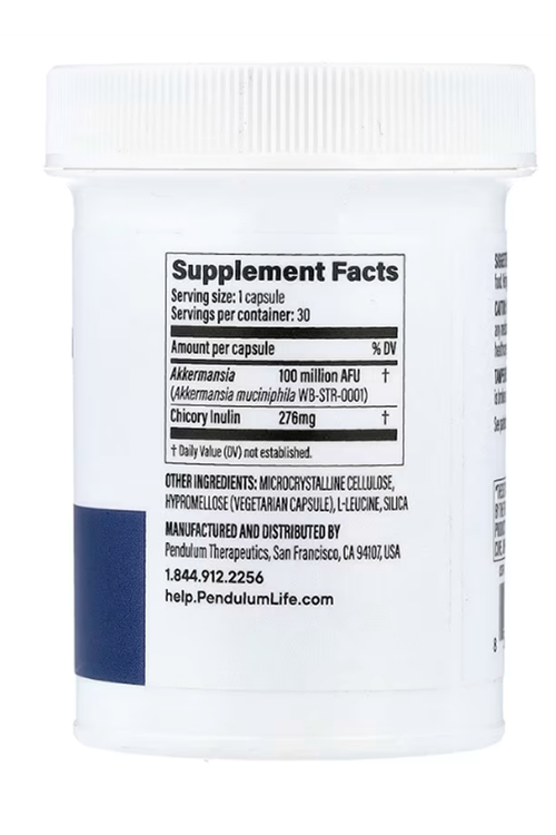 Pendulum, Akkermansia 100 Pro , 30 Capsul.Abd Menşei.86.