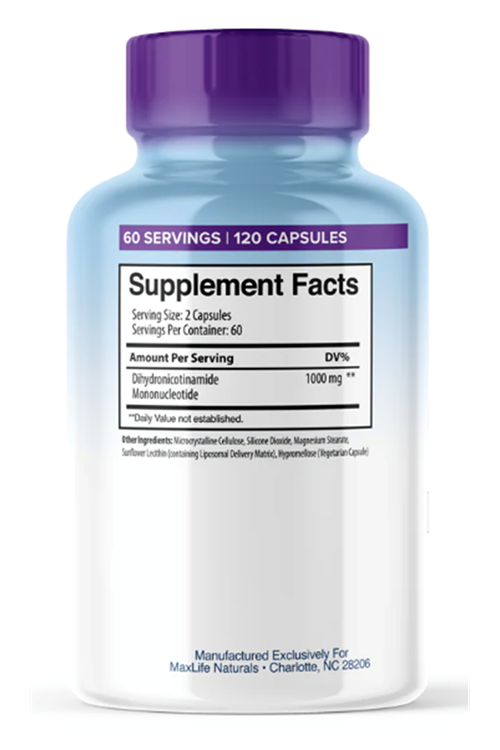Maxlife Naturals Liposomal NMNH 1000mg  Ultra-Absorbable 120 Capsul.Made ın Usa 47