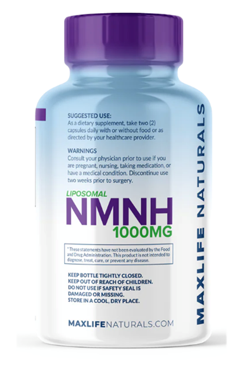 Maxlife Naturals Liposomal NMNH 1000mg  Ultra-Absorbable 120 Capsul.Made ın Usa 47