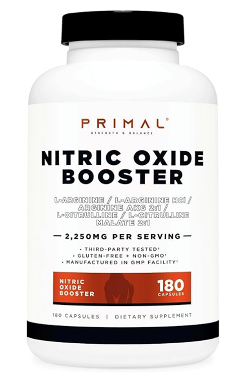 Primal Nitrik Oxide Booster (2,250mg Per Serving)(180 Capsules) Abd Menşei