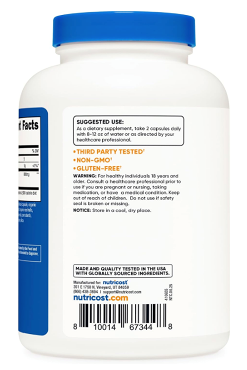 Nutricost Bamboo Extract, 800 mg, 240 Capsules - Vegan, Gluten Free and Non-GMO