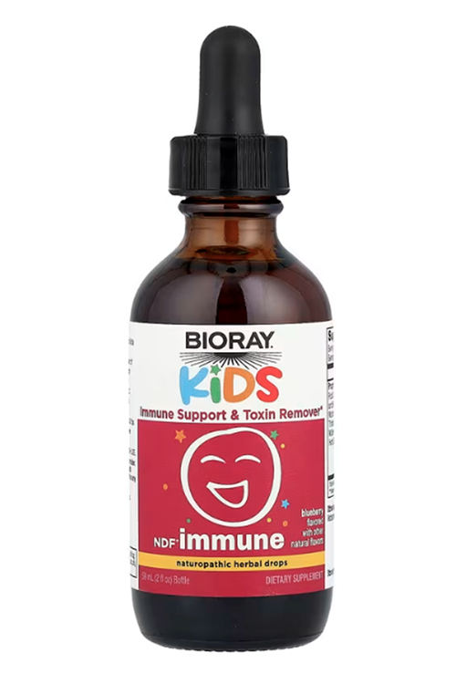 Bioray, Kids, NDF Immune Support & Toxin Remover (ÖSG ÖZEL SPORCU GIDALARI) Blueberry, 2 fl oz (59 ml).Abd Menşei.59.