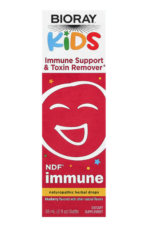 Bioray, Kids, NDF Immune Support & Toxin Remover, Blueberry, 2 fl oz (59 ml).Abd Menşei.59.