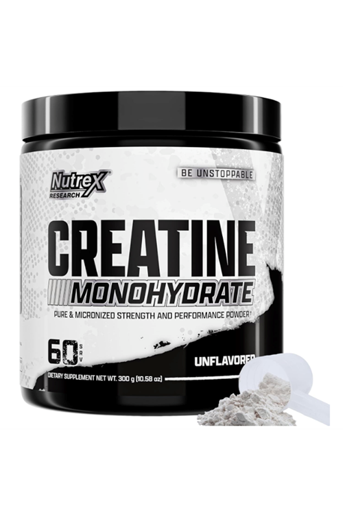 Nutrex Research Creatine Monohydrate Powder Unflavored  5G Micronized Creatine 300gr  60 Servings.Abd Menşei