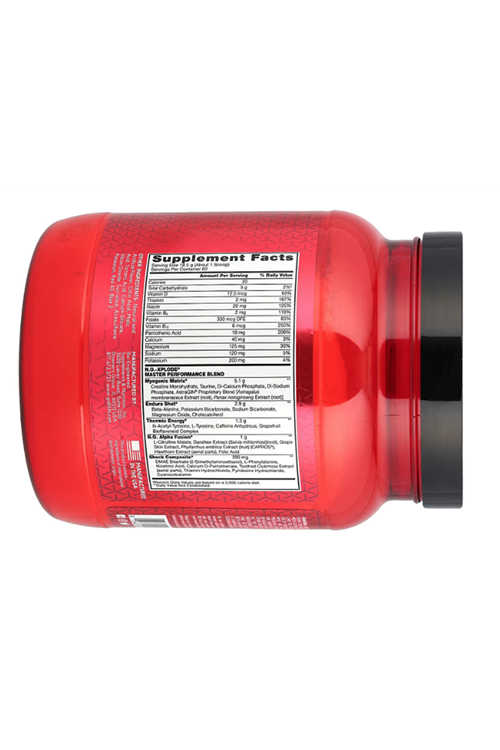 BSN, N.O.-Xplode®, Legendary Pre-Workout, (1.11 kg) 60 Servis.Abd Menşei.Avrupa Değildir.