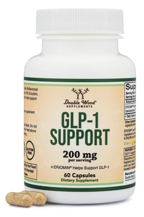 Double Wood GLP-1 - Clinically Studied Bioflavonoid Extract to Help Support Natural GLP 1 Levels and Promote Gut Health (200mg, 60 Capsul).