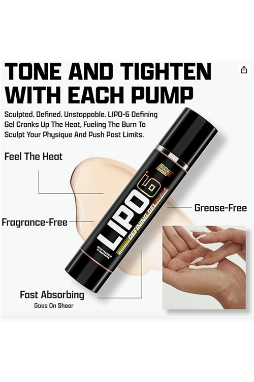 Nutrex Lipo-6 Defining Gel Thermogenic  USA Menşei.42.