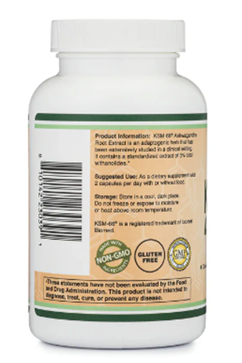 Double Wood KSM-66 600mg 120 Capsul.Abd Menşei.