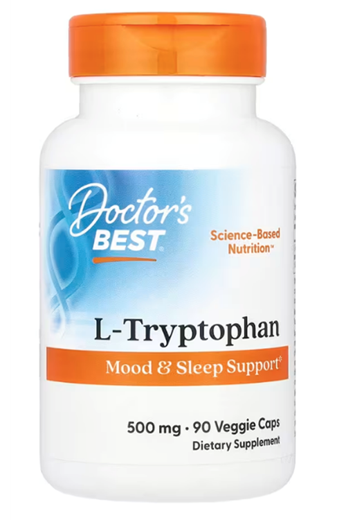 Doctor's Best  L-Tryptophan  500mg  90 Veggie Capsul.USA.44.