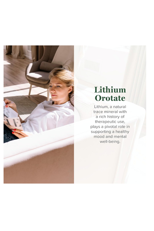 Global Healing Center - Lithium Orotate 10mg  (60 Capsules) Abd Menşei