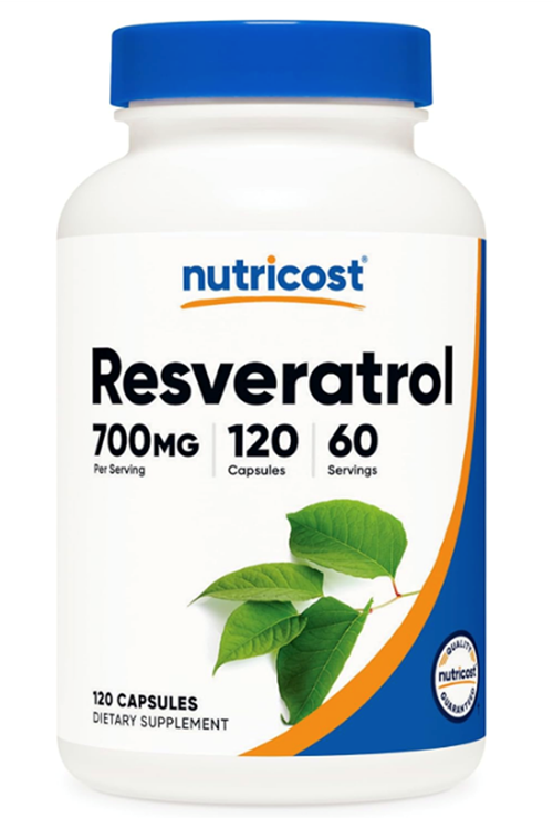 Nutricost Resveratrol 700mg, 120 Capsules - Vegan, Gluten Free