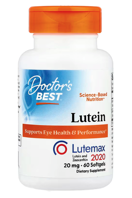 Doctor's Best, Lutein with Lutemax 2020, 20 mg, 60 Softgels.Abd Menşei.39.
