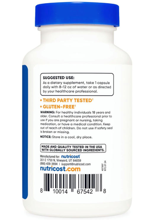 Nutricost DIM Plus BioPerine  300mg, 120 Vegei Capsul.
