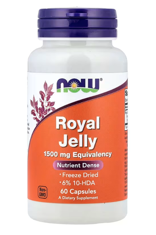 NOW Foods, Royal Jelly, 1,500 mg, 60 Capsules.
