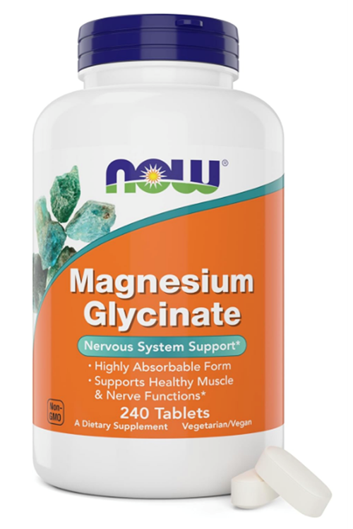 Now Foods Magnezyum Glycinate Bisglycinate) (Albion™) 240 Tablets 