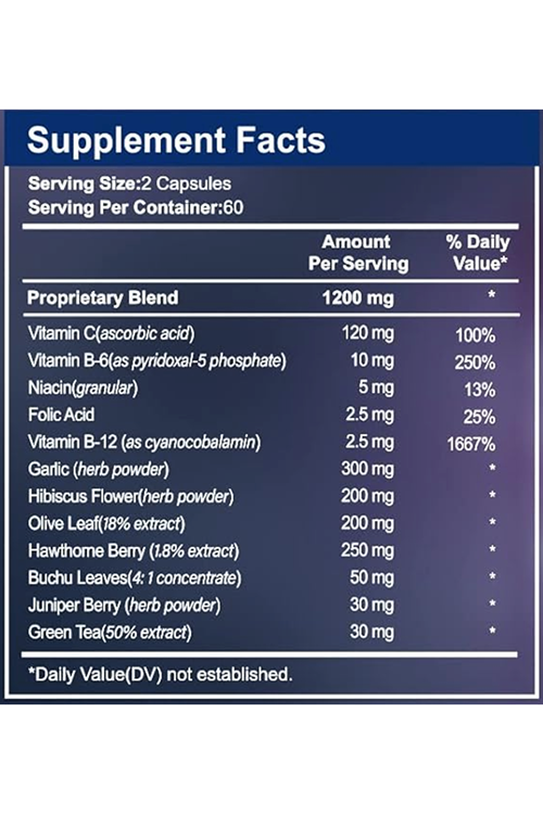 VIVALIFER  Tinnitus Relief for Ringing Ears, 120 Capsules.Abd Menşei.