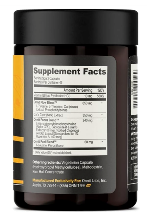 Onnit (Özelsporcugıdaların'dan !!) Alpha Brain Memory & Focus 90 Capsul.Usa Menşei.107.