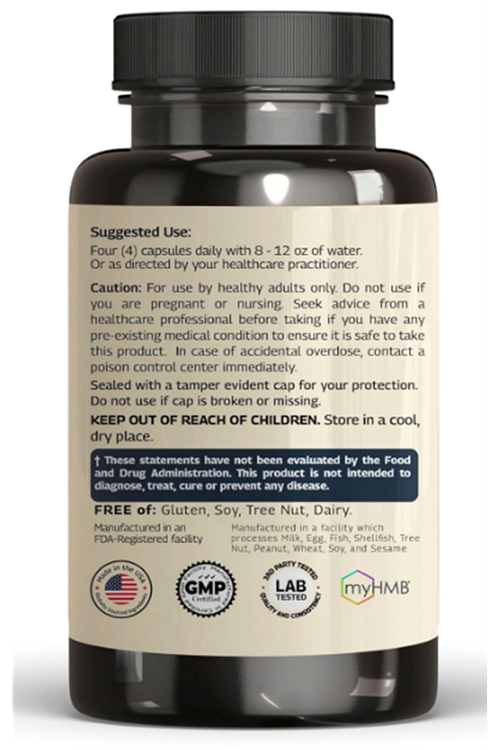 VINATURA HMB 3000mg and Vitamin D3 Muscle Growth  Recovery - Vitamin D3 (1600 IU) - 120 Capsules.Usa Menşei.