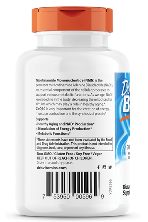 Doctor's Best, NMN + CoQ10 , 60 Veggie Capsul.