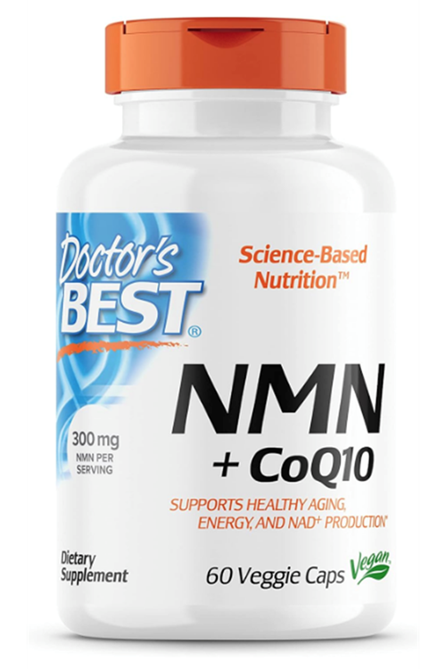 Doctor's Best ÖSG ÖZEL SPORCU GIDALARI NMN + CoQ10  60 Veggie Capsul.