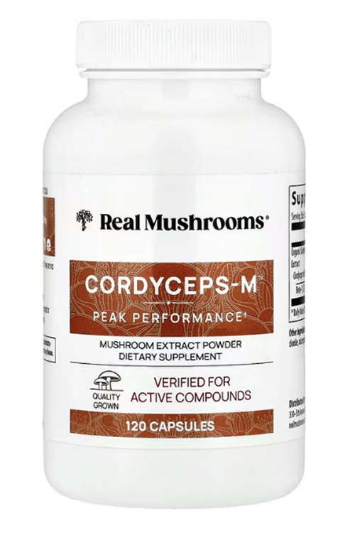 Real Mushrooms Cordyceps M Mushroom Beta Glucans 120 Capsul.ORJ ABD MENŞEİ.