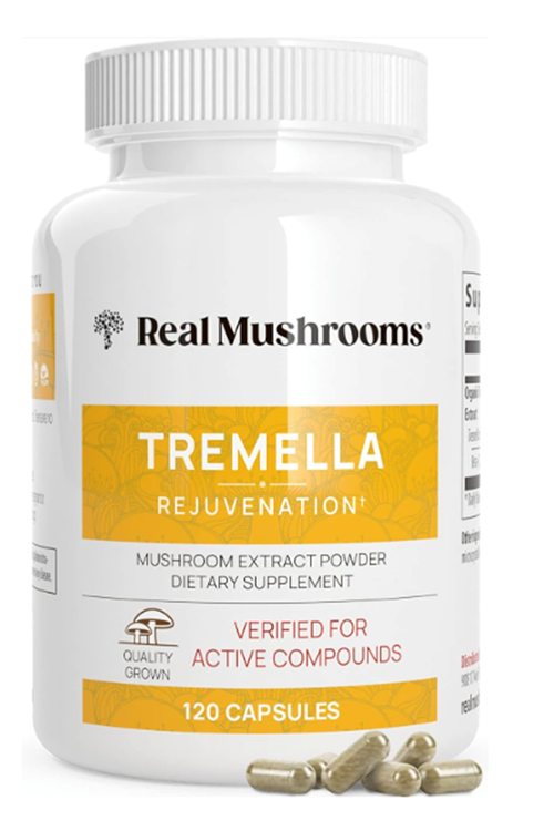 Real Mushrooms, Tremella, Mushroom Extract  120 Capsules.