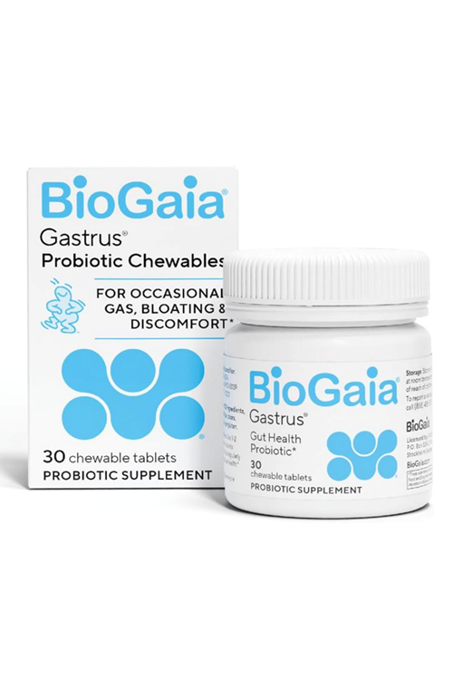 BioGaia, Gastrus® For Optimal Gut Health, Mint and Mandarin, 30 Chewable Tablets.