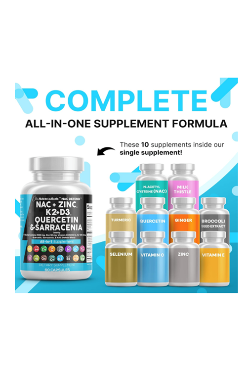 Clean Nutraceuticals  N-Acetyl Cysteine 60 Capsul Vitamin D3 K2.(Ösg Özel Sporcu Gıdaları)
