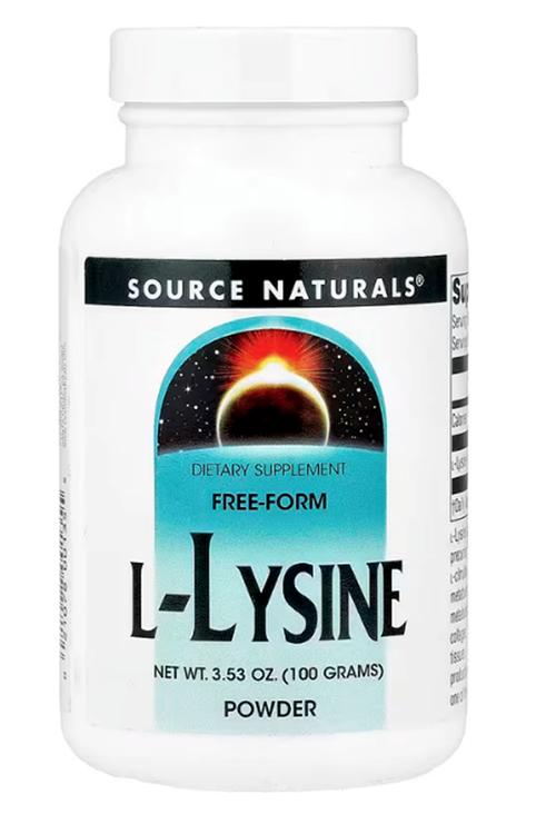 Source Naturals, L-Lysine Powder  (100 gr) Made ın Usa.