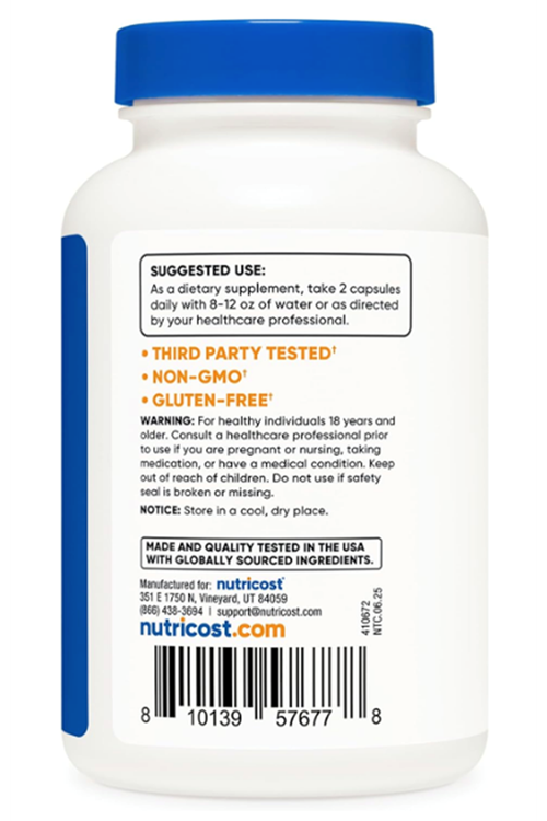 Nutricost Diosmin with Hesperidin (1000mg) 120 Capsules - Diosmin Complex, Vegan, GMO-Free, Gluten-Free, 60 Servings.