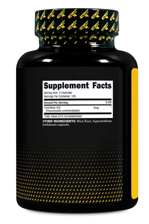 PrimaForce Yohimbine HCl, Weight Loss Supplement 2,5mg (270 Capsules).Abd Menşei 50.