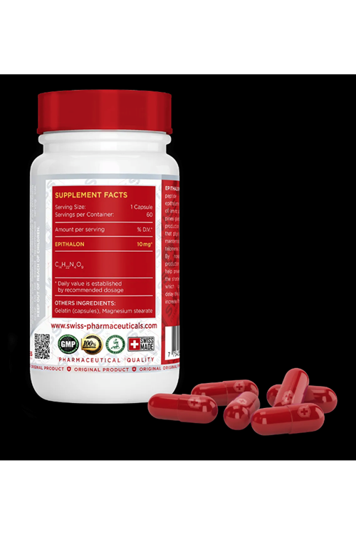 Swiss Pharmaceuticals Epithalon 10mg  60 capsul.