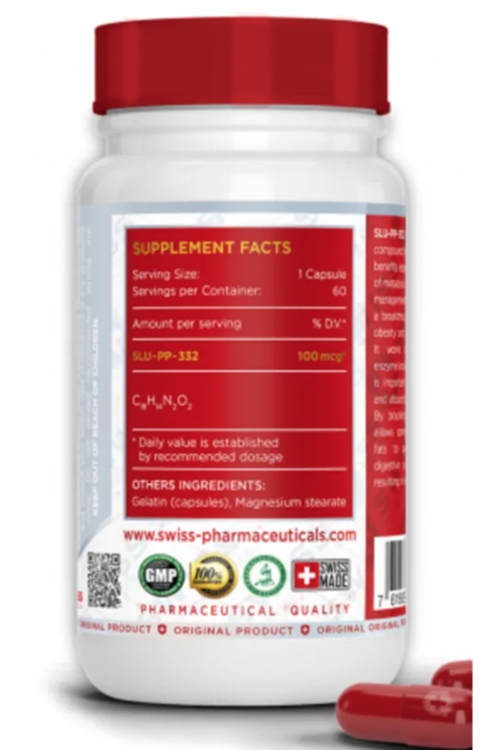 Swiss Pharmaceuticals SLU-PP-332 100mcg 60 Capsul.