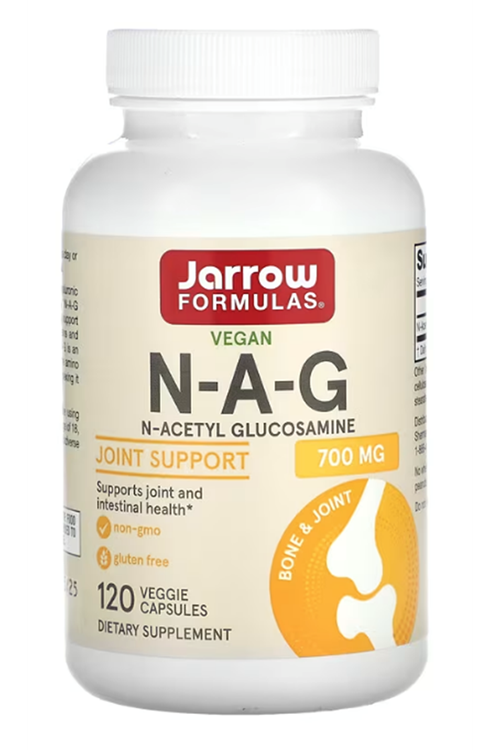 Jarrow Formulas® N-A-G 700mg (Özelsporcugıdaların'dan !!) N-Acetyl Glucosamine, Acetylated Form of Glucosamine Joint Support, 120 Veggie Capsul.