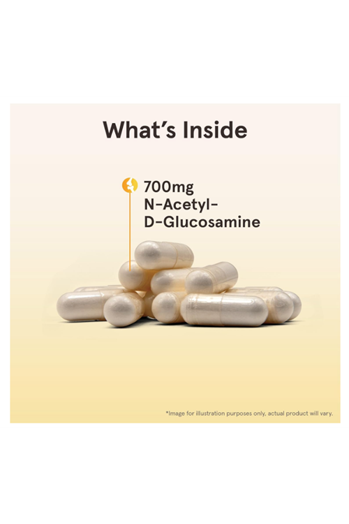 Jarrow Formulas® N-A-G 700mg N-Acetyl Glucosamine, Acetylated Form of Glucosamine Joint Support, 120 Veggie Capsul.