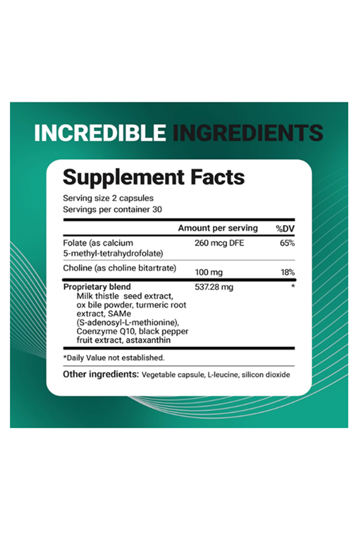 Dr. Berg  Liver Cleanse Detox Milk Thistle,Ox Bile  Folate-Liver Turmeric, Black Pepper  Choline - 60 Capsul.49.