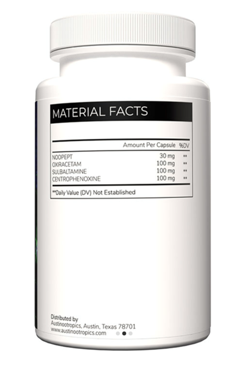 Austinootropics  Neurogenesis Noopept  330mg  100 Veg Capsul.Made ın Usa