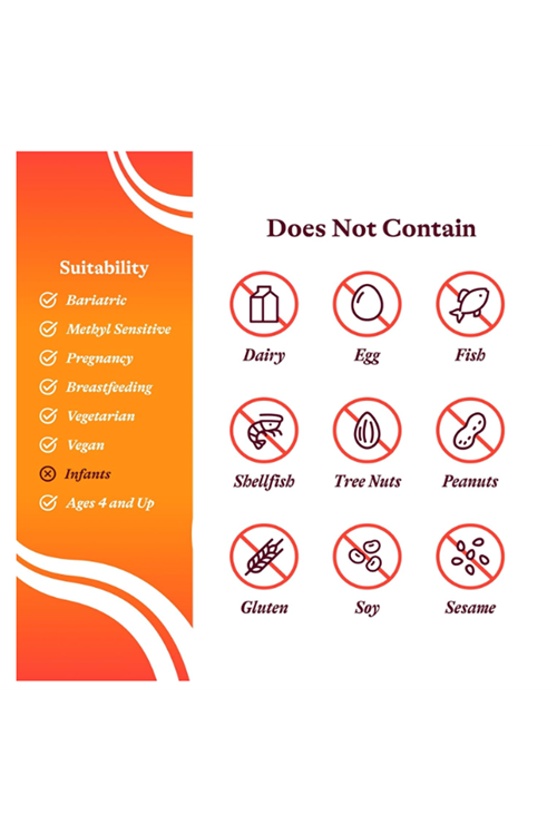 Seeking Health Folinic Acid - Methylated Form of Folate Precursor - Metabolically Active Alternative to Folate - 60 Lozenges.