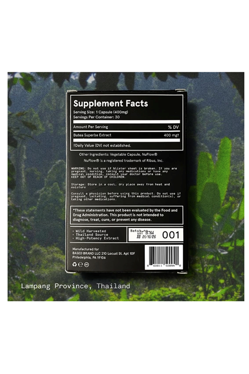 BASED Supplements ENHANCED BUTEA SUPERBA 30 Capsul.Abd Menşei.